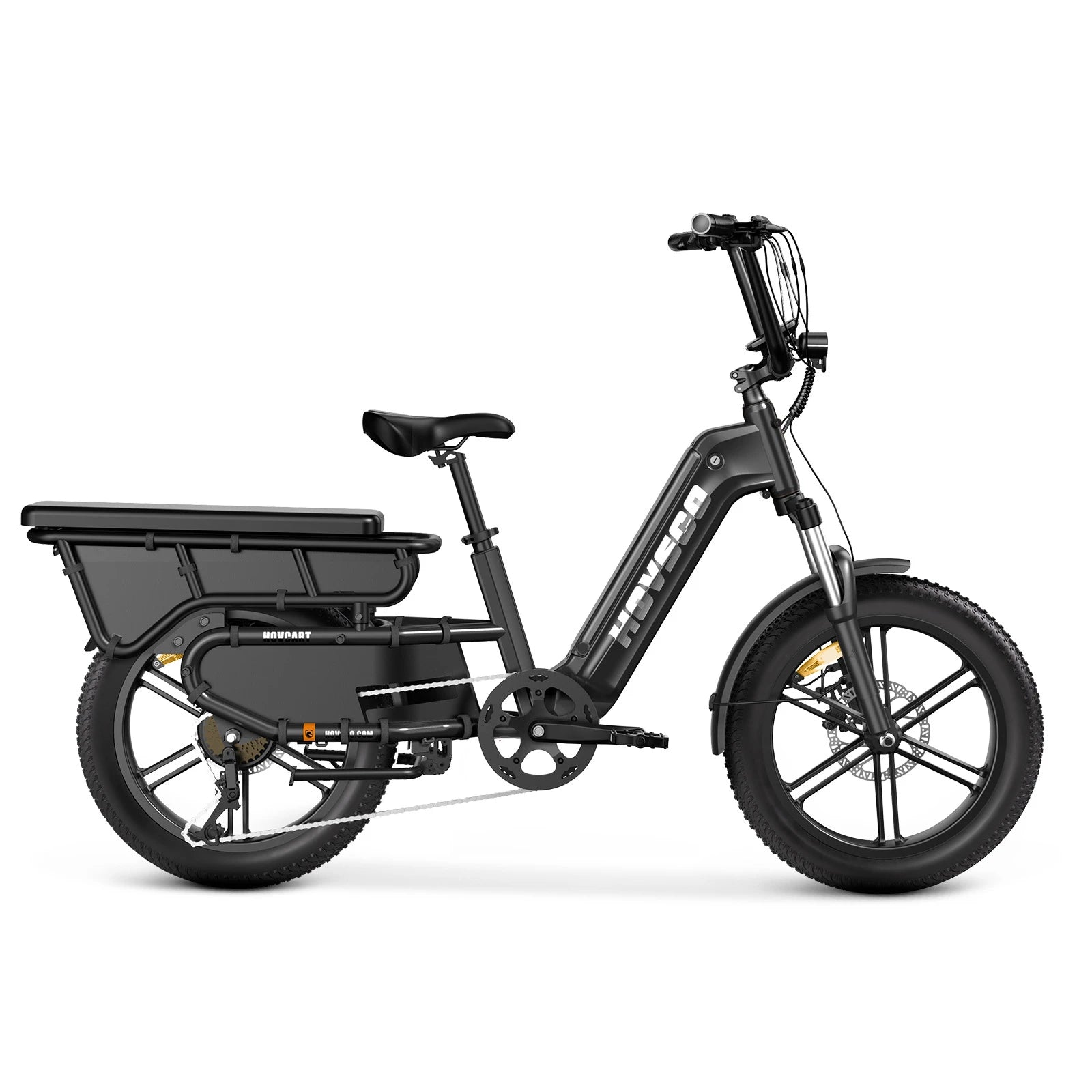 HOVSCO™ HovCart 20" Step-Thru Elektrisches Fat-Tire-Lastenfahrrad