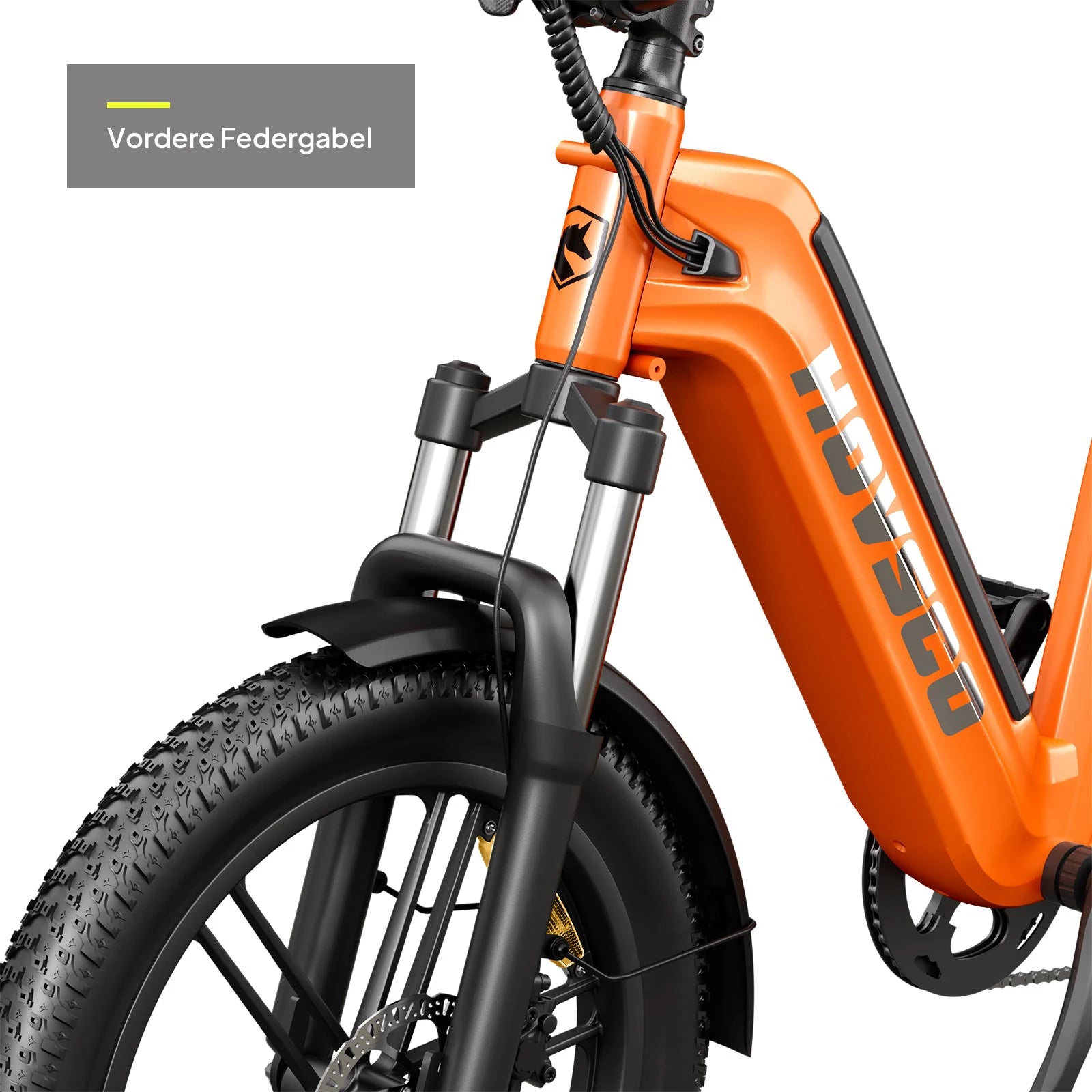 HOVSCO™ HovCart 20" Step-Thru Elektrisches Fat-Tire-Lastenfahrrad