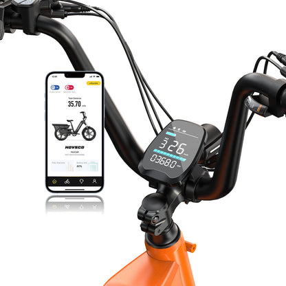 HOVSCO™ HovCart 20" Step-Thru Elektrisches Fat-Tire-Lastenfahrrad