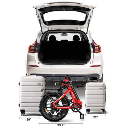 HOVSCO™ HovBeta 20" Klappbares E-Bike mit Fat Tires