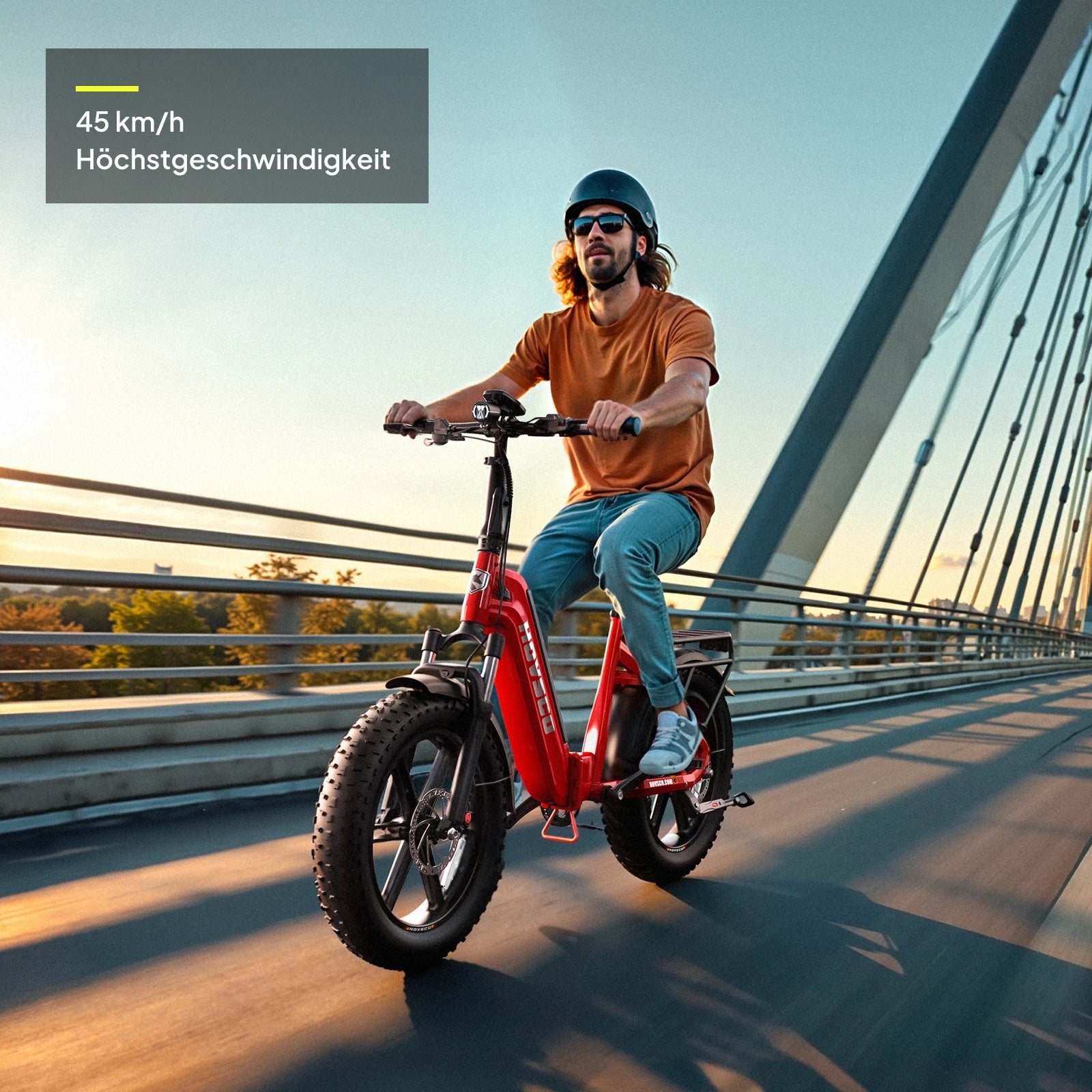 HOVSCO™ HovBeta 20" Klappbares E-Bike mit Fat Tires