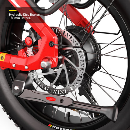 HOVSCO™ HovBeta 20" Klappbares E-Bike mit Fat Tires