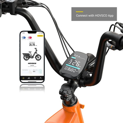 HOVSCO™ HovCart 20" Step-Thru Elektrisches Fat-Tire-Lastenfahrrad