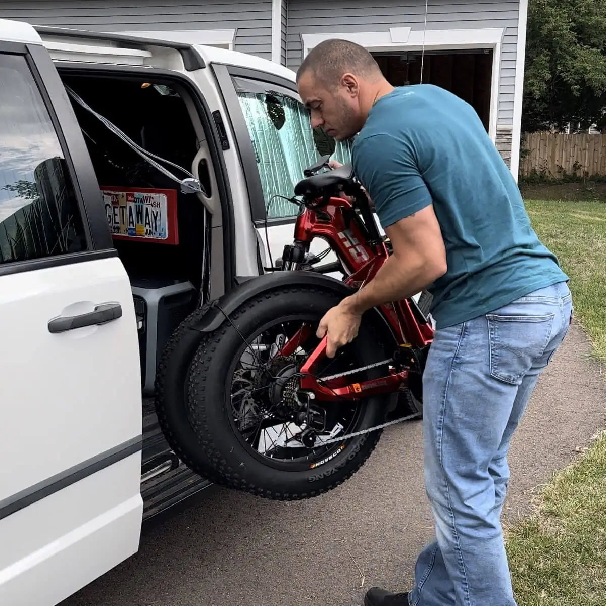 HOVSCO™ HovBeta 20" Klappbares E-Bike mit Fat Tires